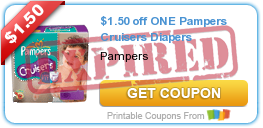 $1.50 off ONE Pampers Cruisers Diapers