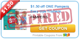 $1.50 off ONE Pampers Easy Ups Trainers