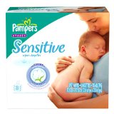 Pampers Sensitive Baby Wipes Refills, 192 Count Packages (Pack of 4)